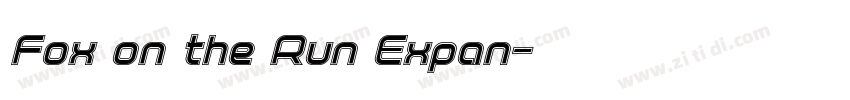 Fox on the Run Expan字体转换 Fox on the Run Expan字体转换